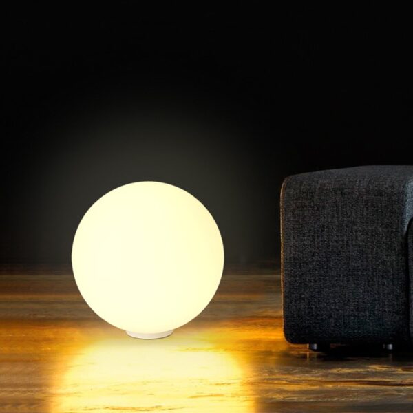 Lumin ria de mesa criativa com globo de vidro luzes foscas para quarto ao lado da 1 luminarias Miresa Lustres e arandelas em promocao e barato