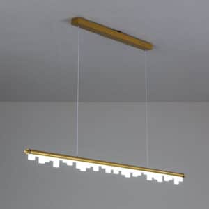 Lustre led retangular minimalista miresa