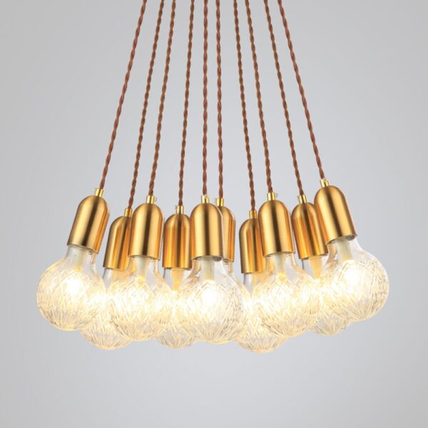 Lustre pingente de cristal g9 moderno lumin ria pendente de vidro l mpada n rdica para luminarias Miresa Lustres e arandelas em promocao e barato