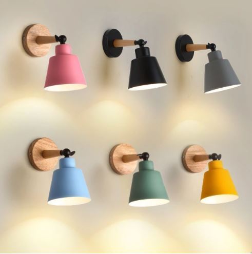 arandela industrial retro vintage colorida micaza luminarias Miresa Lustres e arandelas em promocao e barato