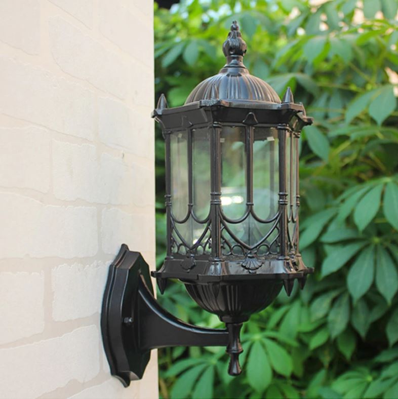 arandelas colonial industrial vintage cobre e preto para jardins varandas e fachadas micaza 11 luminarias Miresa Lustres e arandelas em promocao e barato