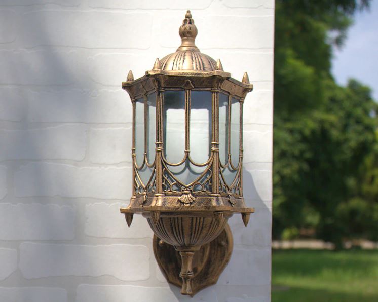 arandelas colonial industrial vintage cobre e preto para jardins varandas e fachadas micaza 3 luminarias Miresa Lustres e arandelas em promocao e barato