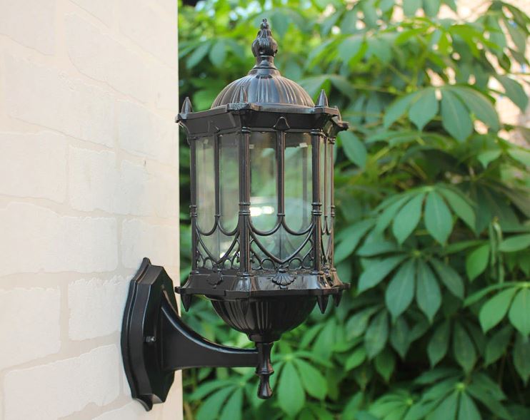 arandelas colonial industrial vintage cobre e preto para jardins varandas e fachadas micaza 4 luminarias Miresa Lustres e arandelas em promocao e barato