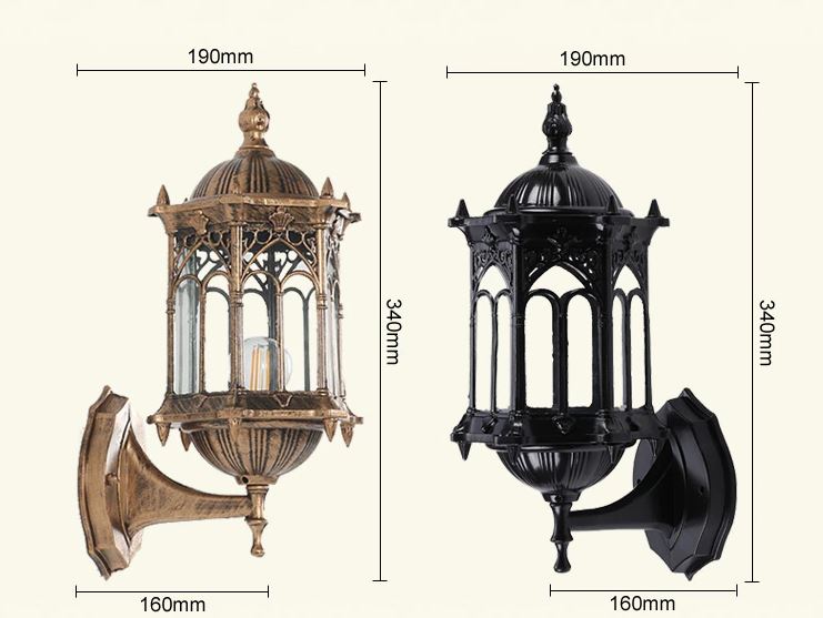 arandelas colonial industrial vintage cobre e preto para jardins varandas e fachadas micaza 5 luminarias Miresa Lustres e arandelas em promocao e barato