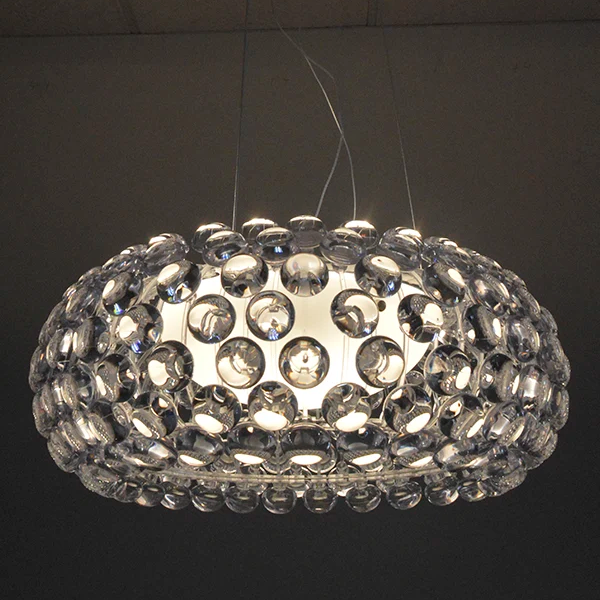 Lustre Réplica Foscarini Caboche Redondo Bolas Acrílico