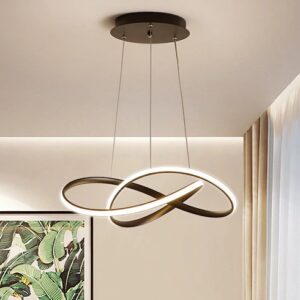 Lustre orgânico minimalista led miresa