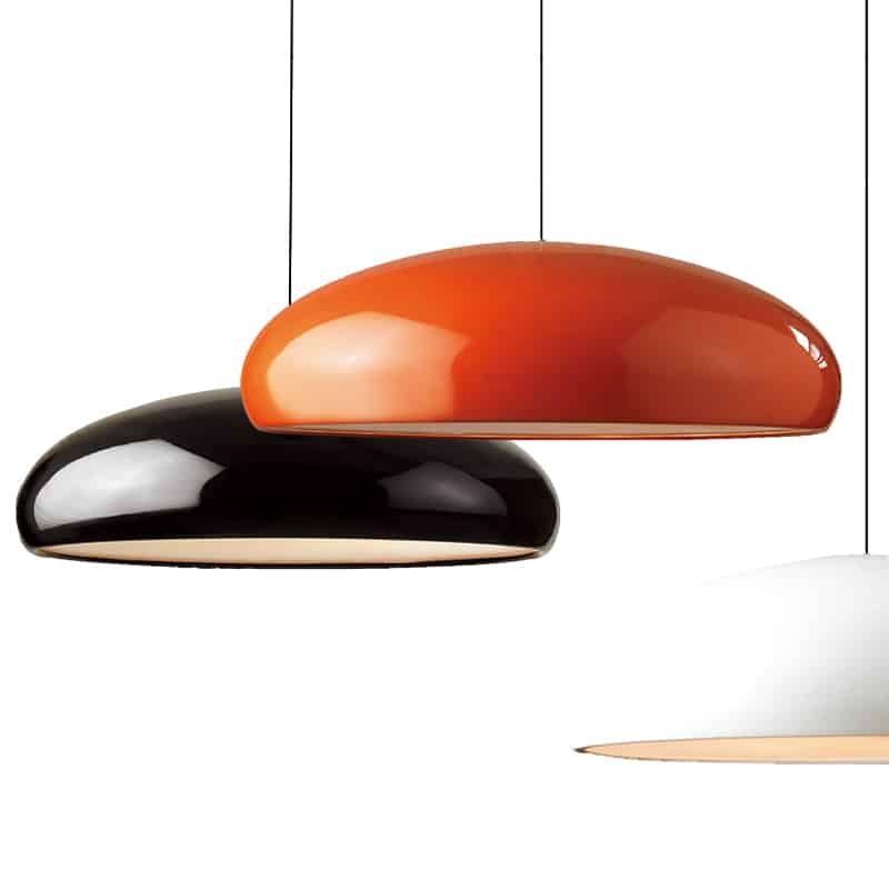 Pendente minimalista orgânico polido miresa