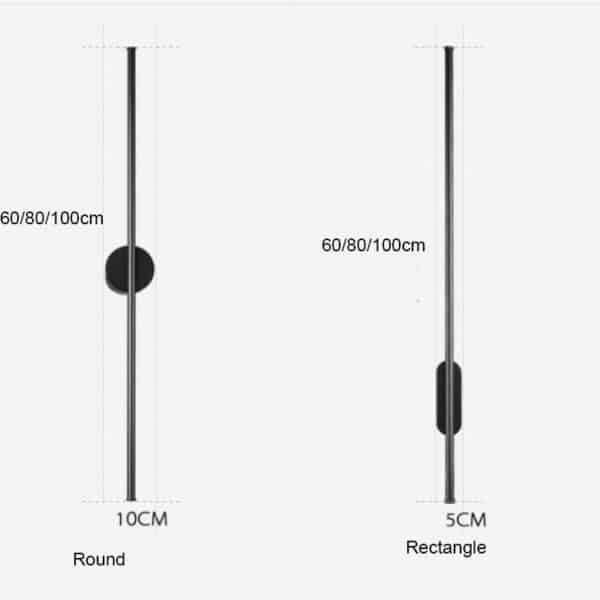 Lumin ria de parede moderna e simples com tubo linear luz led de fundo opaco para 4 luminarias Miresa Lustres e arandelas em promocao e barato