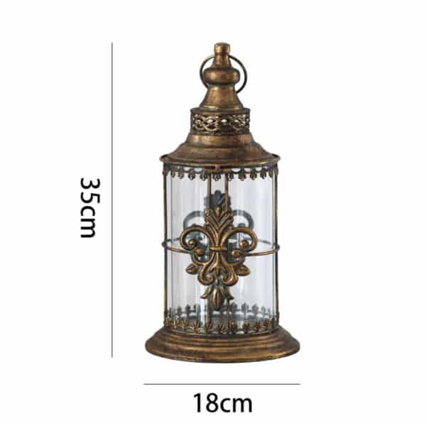 Candelabro suporte vidro retrô - Image 3