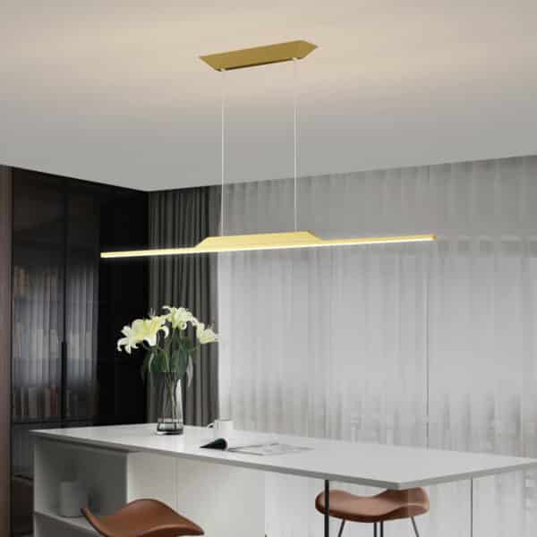 Designer de restaurante lustre ins nordic minimalista dinamarqu s mesa barra criativo palavra led tira moderna 1 luminarias Miresa Lustres e arandelas em promocao e barato