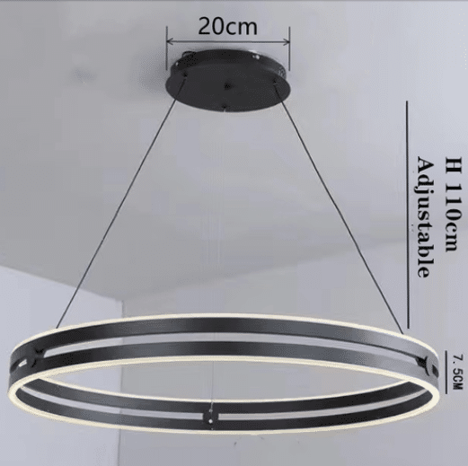 Lustre led argola alumínio - Image 2