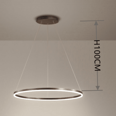 Lustre led argola alumínio - Image 3
