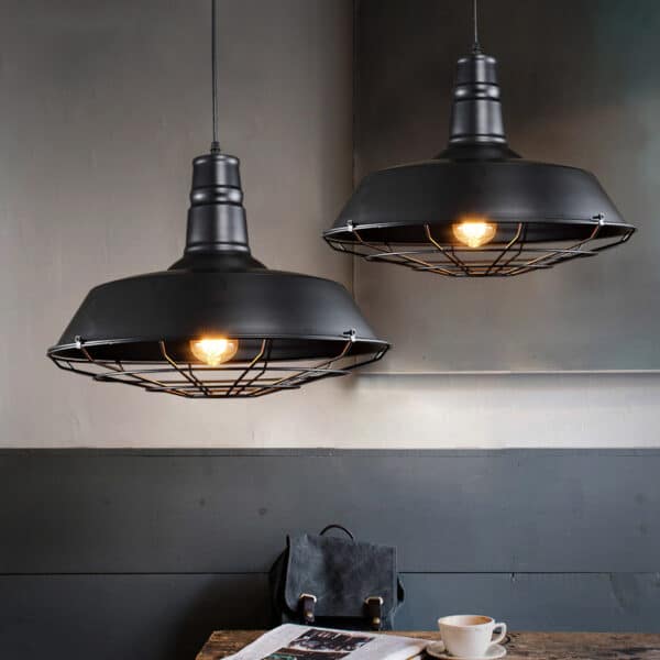 Lumin ria suspensa com estilo loft industrial americana estilo retr lumin ria criativa para sala de 1 luminarias Miresa Lustres e arandelas em promocao e barato