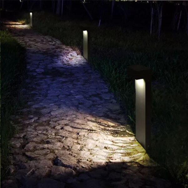 Poste moderno para jardins luz led - Image 3