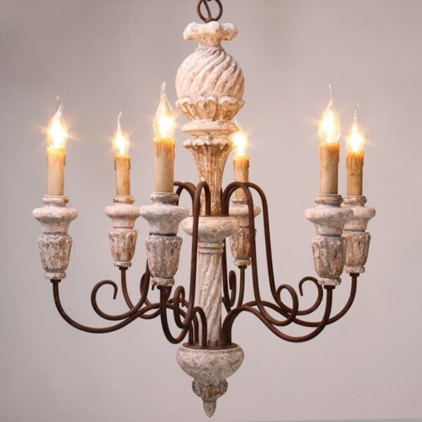 Lustre de madeira com ferro estilo vintage lumin ria de ilumina o para decora o de luminarias Miresa Lustres e arandelas em promocao e barato