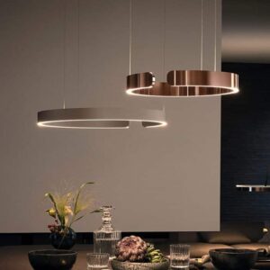 Miresa Lustre minimalista anel led