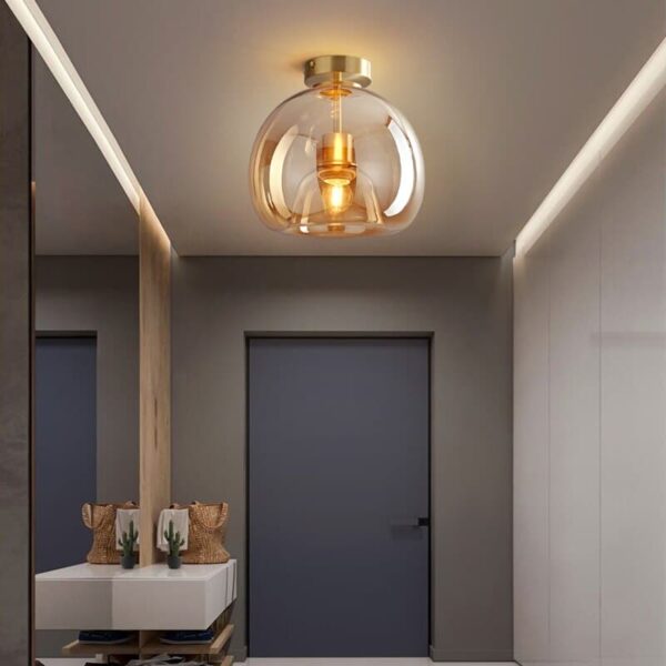 Plafon contemporâneo moderno vidro - Image 4