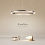 Miresa Lustre alumínio minimalista argola