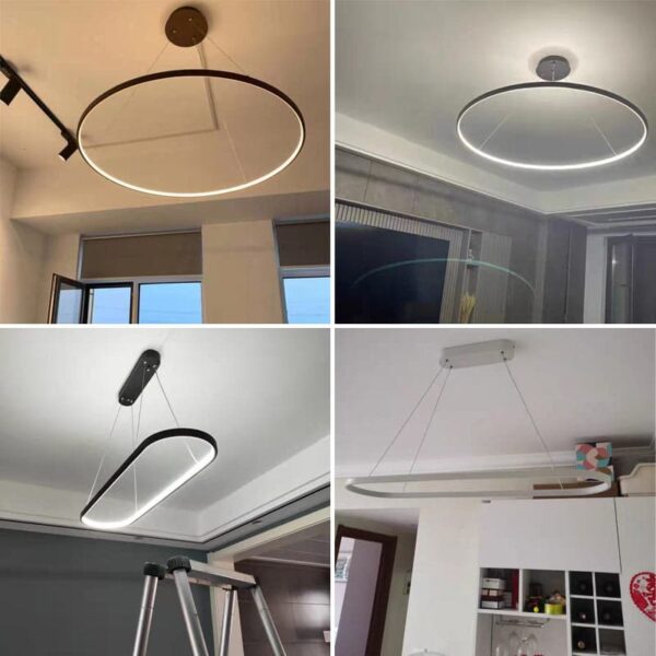 Lustre argola minimalista led - Image 4