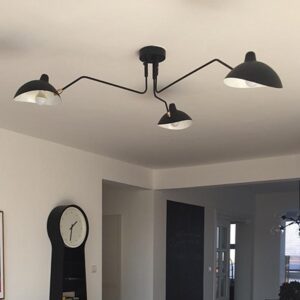 Lumin ria de teto pendente com hastes de estilo vintage de metal estilo industrial para restaurante luminarias Miresa Lustres e arandelas em promocao e barato