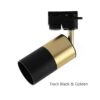 spot-para-trilho-preto-e-dourado