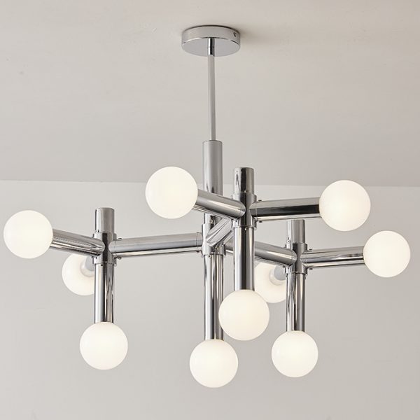 Lustre Bauhaus bola vidro