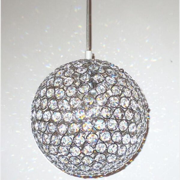 Pendente bola de cristal 15cm