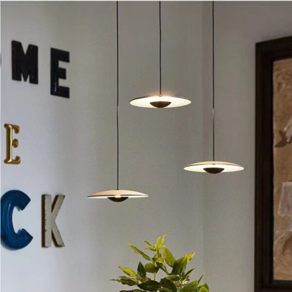 Nordic Design LED Pendant Lights Gr o de madeira Preto Lumin ria suspensa Decora o de 2 luminarias Miresa Lustres e arandelas em promocao e barato