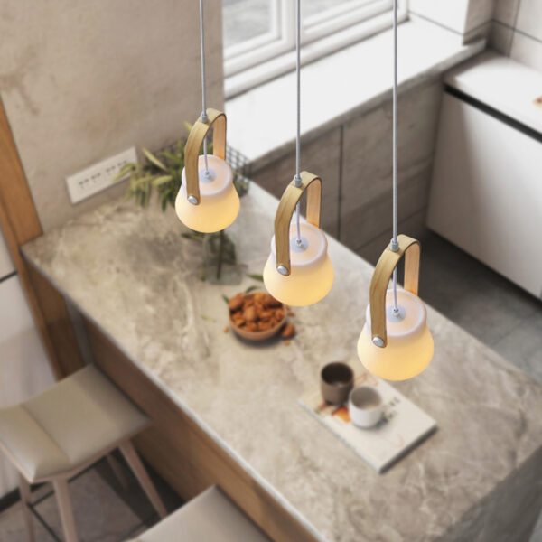 Vidro fosco sala de jantar pingente l mpada da cozinha pendurado luzes lustre teto casa loft 1 luminarias Miresa Lustres e arandelas em promocao e barato