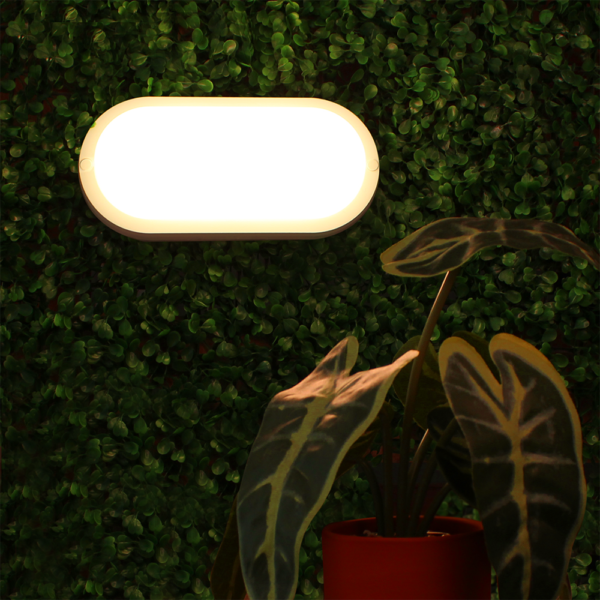 Arandela Jardim Tartaruga Branca Led 10w