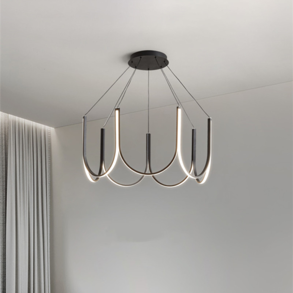 Lustre minimalista em forma de U - Image 4