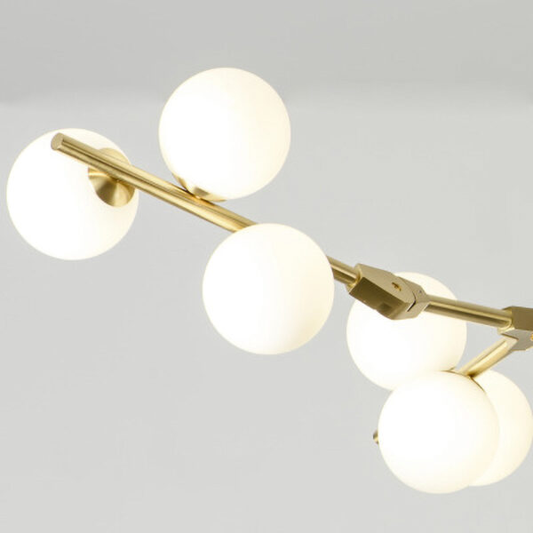 Lustre estilo ramos com bolas vidro - Image 3