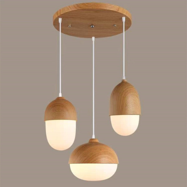 Nordic estilo moderno de madeira gr o lustre pendurado l mpada para sala estar sala reuni luminarias Miresa Lustres e arandelas em promocao e barato