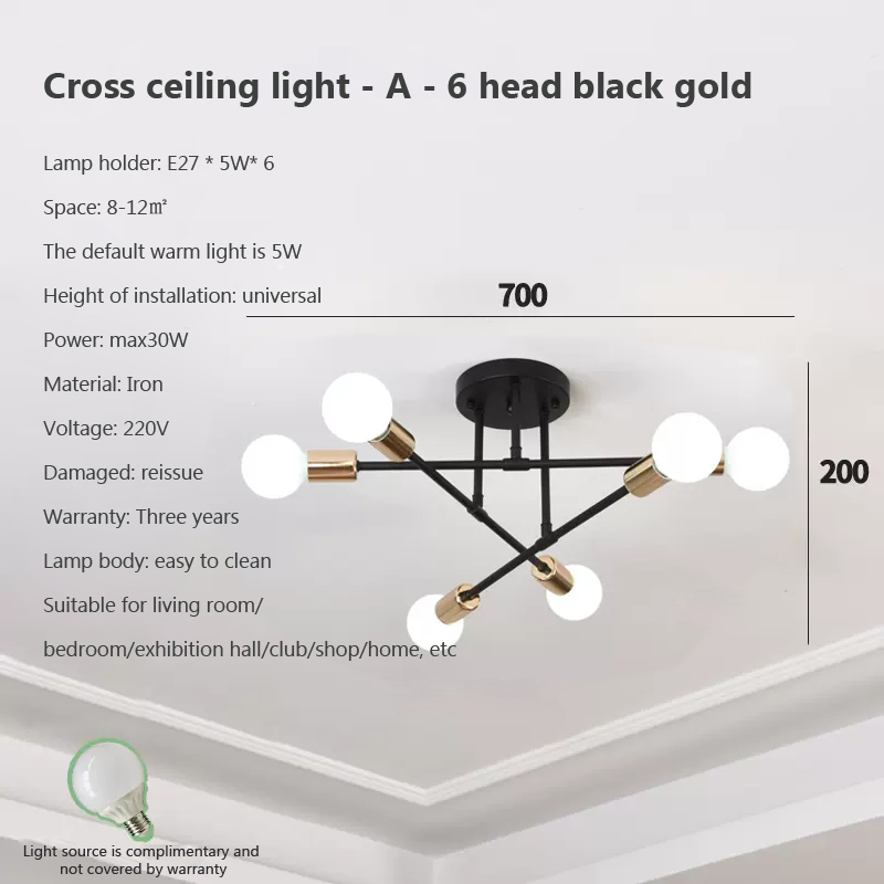 options 2 A6 Black Gol luminarias Miresa Lustres e arandelas em promocao e barato