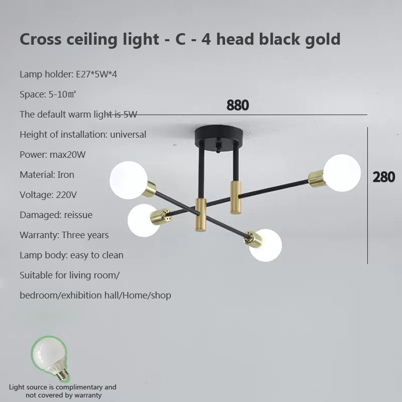 options 8 C4 Black Gol luminarias Miresa Lustres e arandelas em promocao e barato