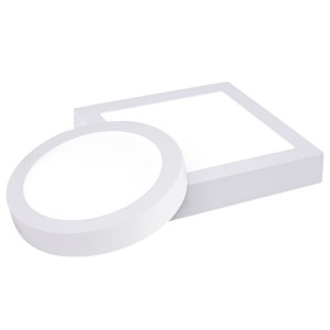 luminária plafon led 25w branco frio iluminação moderna economia de energia fácil instalação design compacto branco frio descontos