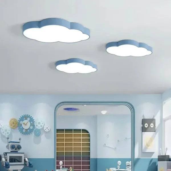 Moderno LED Cloud Ceiling Light para Crian as Decora o de Cozinha L mpada Lustres Do 1 luminarias Miresa Lustres e arandelas em promocao e barato