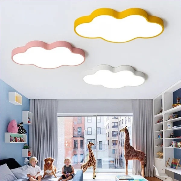 Moderno LED Cloud Ceiling Light para Crian as Decora o de Cozinha L mpada Lustres Do luminarias Miresa Lustres e arandelas em promocao e barato