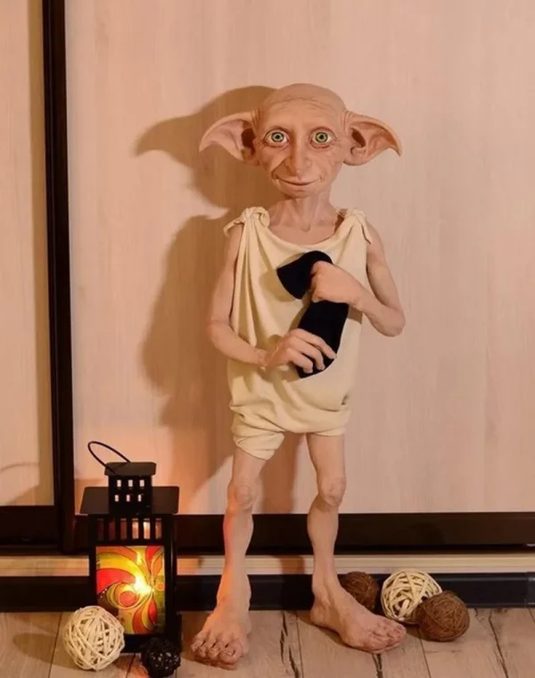 Escultura Dobby Elfo Doméstico Réplica Inspiração Filme Harry Potter