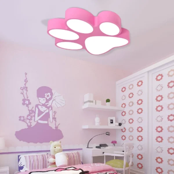 Pintura criativa moderna colorida ferro crian as quarto ilumina o led decora o de casa design 2 luminarias Miresa Lustres e arandelas em promocao e barato