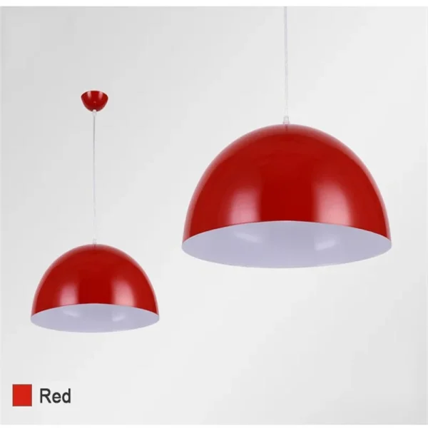 Simple and Beautiful Hemispherical Metal Pendant Light Best Price Modern suspension lamp home bar store lighting 3 luminarias Miresa Lustres e arandelas em promocao e barato