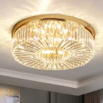 Luminária Sobrepor Redonda De Cristal Modelo 2024/2025