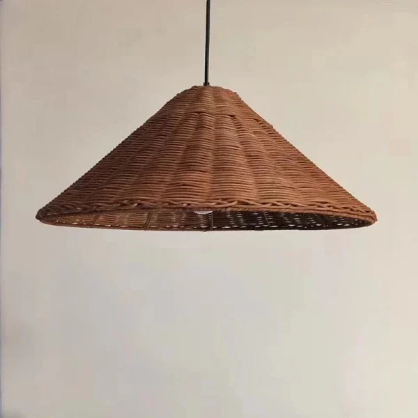 Pendente Rattan Vintage Marrom ou Bege - Image 2
