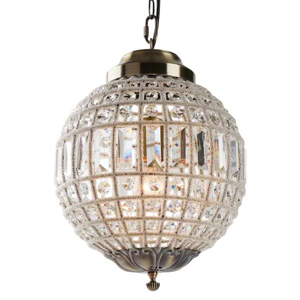 kf Sce2a0159879a43b6bb1bd5899fb31e84y Retro Vintage Royal Empire Ball Chandelier Crystal Modern Pendant Lamp Lustres Lights E27 For Living Room luminarias Miresa Lustres e arandelas em promocao e barato