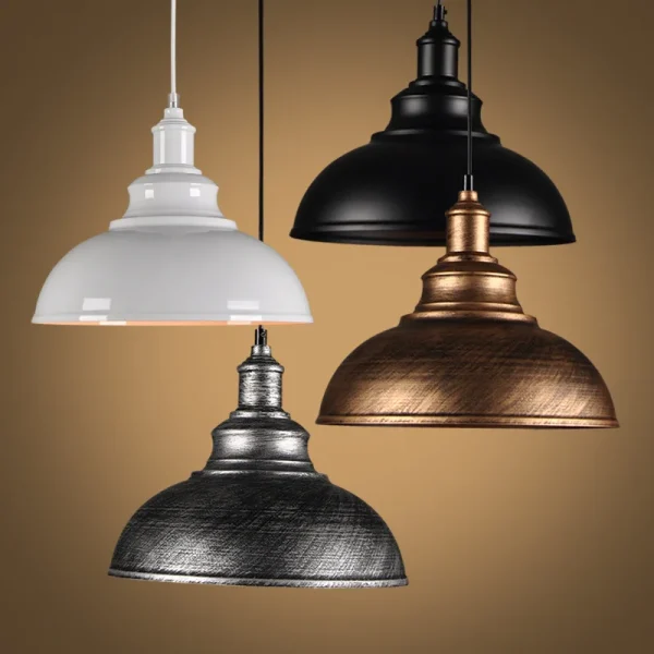 kf S2248686191e6467ea50c01703983fd87R Retro Loft Pendant Lamp Shade Lumin rias Suspensas Vintage Lights Cover Abajur para Sala de Estar luminarias Miresa Lustres e arandelas em promocao e barato