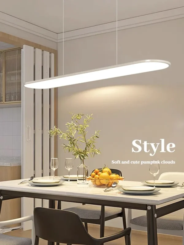 Lustre Retangular Ultra Fino Luz LED