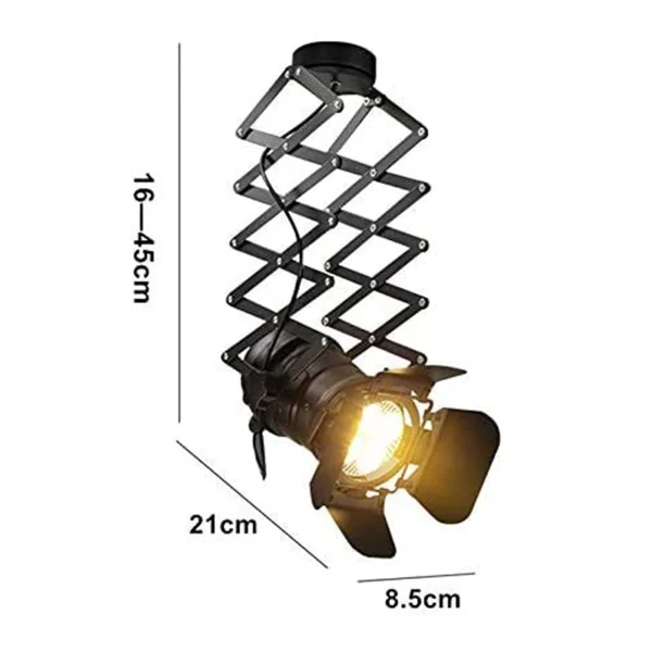 kf Sf157aba2f87d4cecbb99da12014a2ed0g Industrial teto Spotlight l mpada do teto ajust vel retro preto Metal l mpada E27 1 luminarias Miresa Lustres e arandelas em promocao e barato