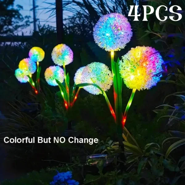 kf Sfa1bbbb220b94e2b94fce395d6d16021r Solar outdoor dandelion lights LED color scallion ball lights lawn lights for garden patio walkway lawn luminarias Miresa Lustres e arandelas em promocao e barato