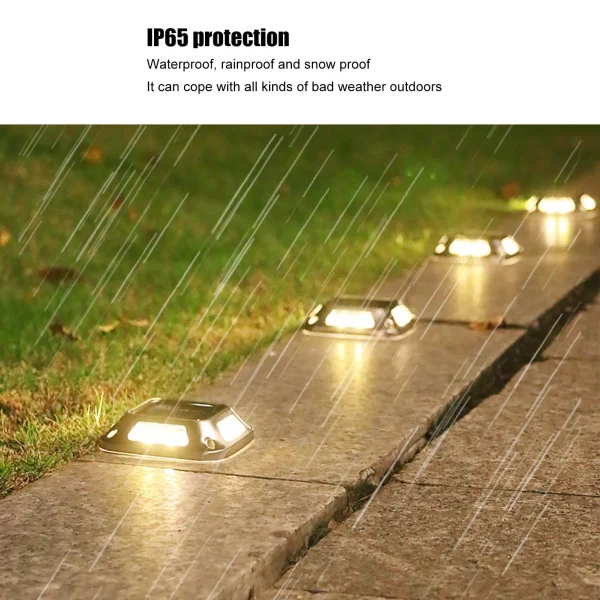 Luminária Para Jardins LED Impermeável Luz Solar - Image 3