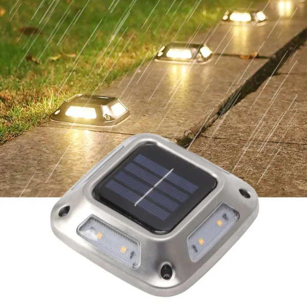 Luminária Para Jardins LED Impermeável Luz Solar